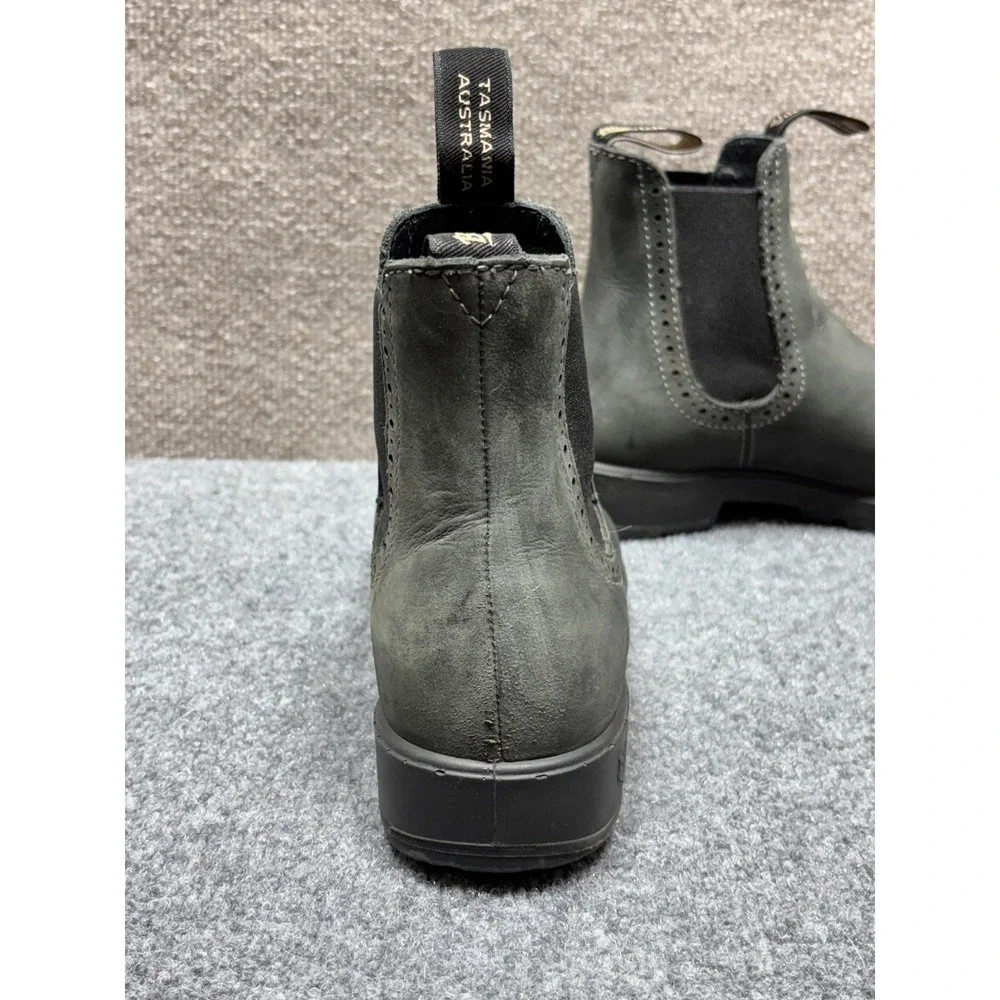 Blundstone Womens 1351 Ankle Chelsea Boots Size 4 Gray Worn In Tasmania 1870